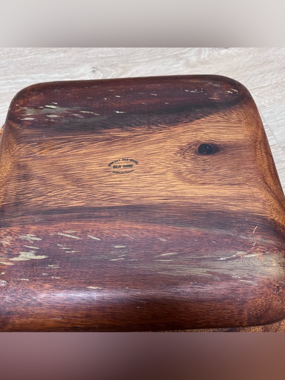 Square wooden plates - Picture 5 of 5